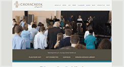Desktop Screenshot of crosscreekchurch.net